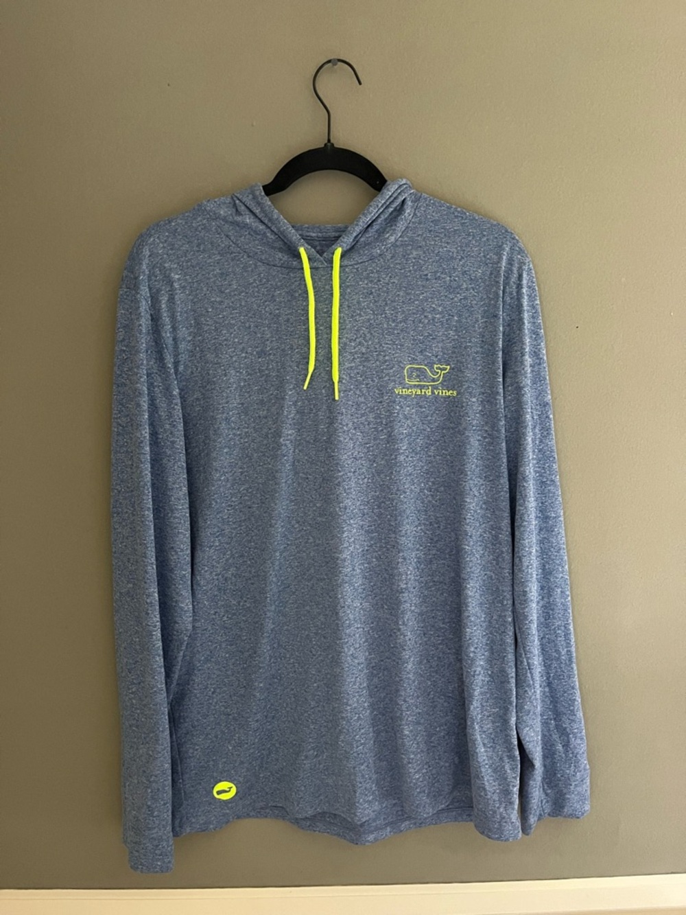 Vineyard Vines Men’s Blue Heather Performance Hoodie
